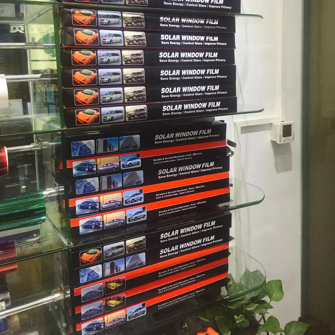 

Tea Paper Dyeing Car Body Film Manufacturers Wholesale Van Film Brown Dark Black Blackout Protection Privacy 50cm*3m Glass Film