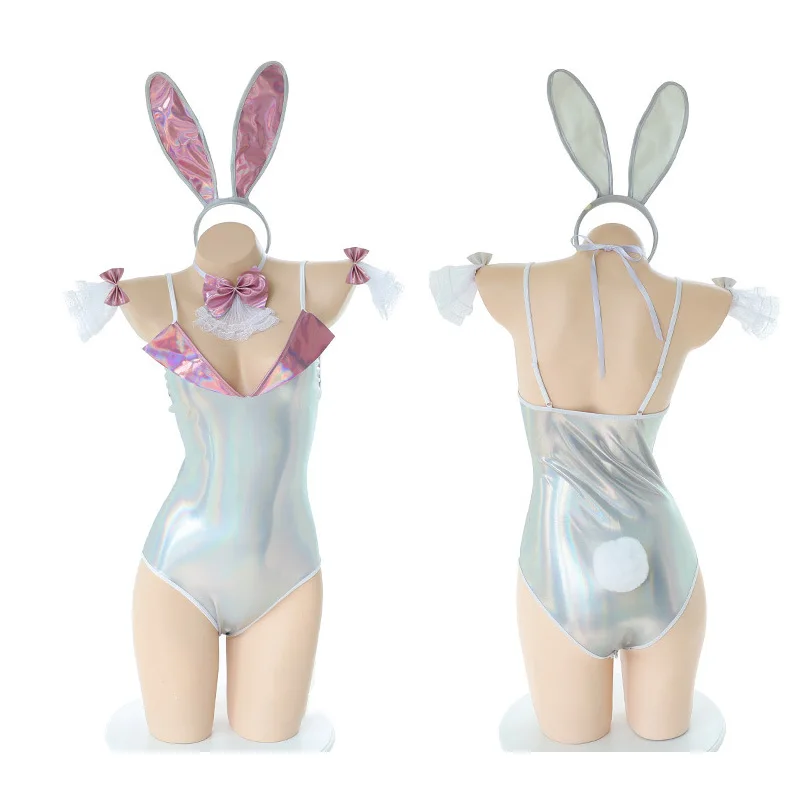 

Cute Rabbit Girls Cosplay Uniforms Role Play Costumes Halloween Costumes Bunny Girls Sexy Lingerie Bodysuit Onepiece Wholesale