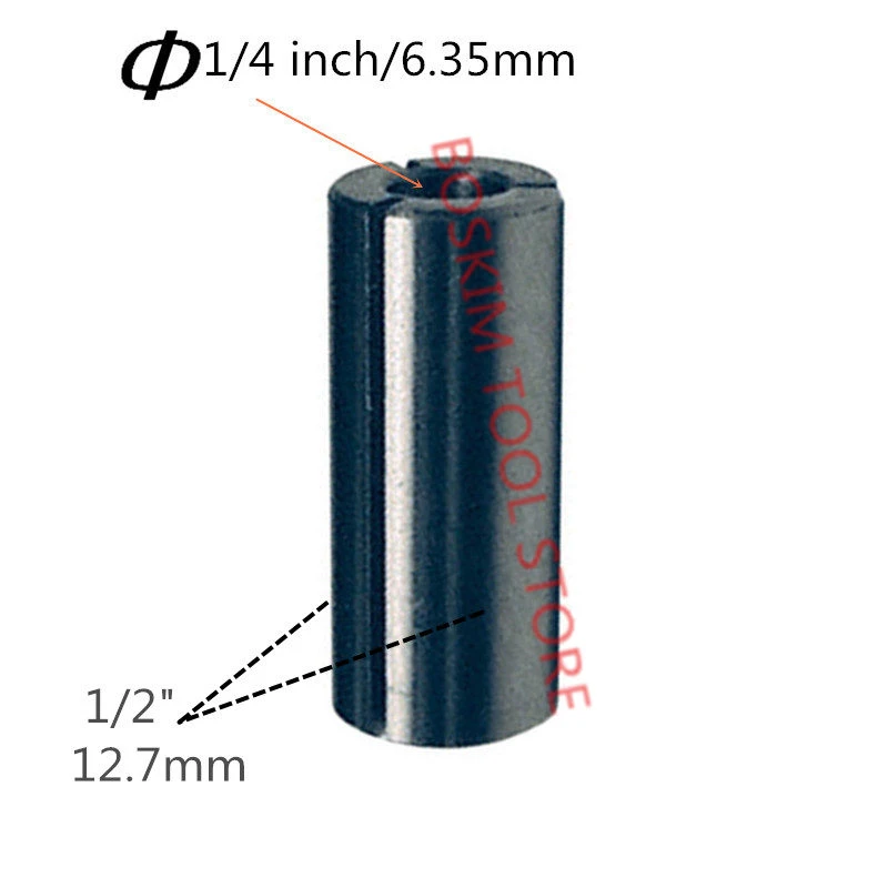 1/4" 1/2" 6.35mm 12.7mm 8mm Collets Router Replace for Dewalt 326286 04