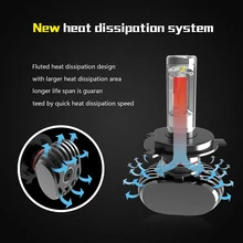 H8/H9/H11 2 шт автомобильные аксессуары светодиодный фонарь супер яркий безопасности светодиодный фар высокого Мощность лампочки для передней фары автомобиля