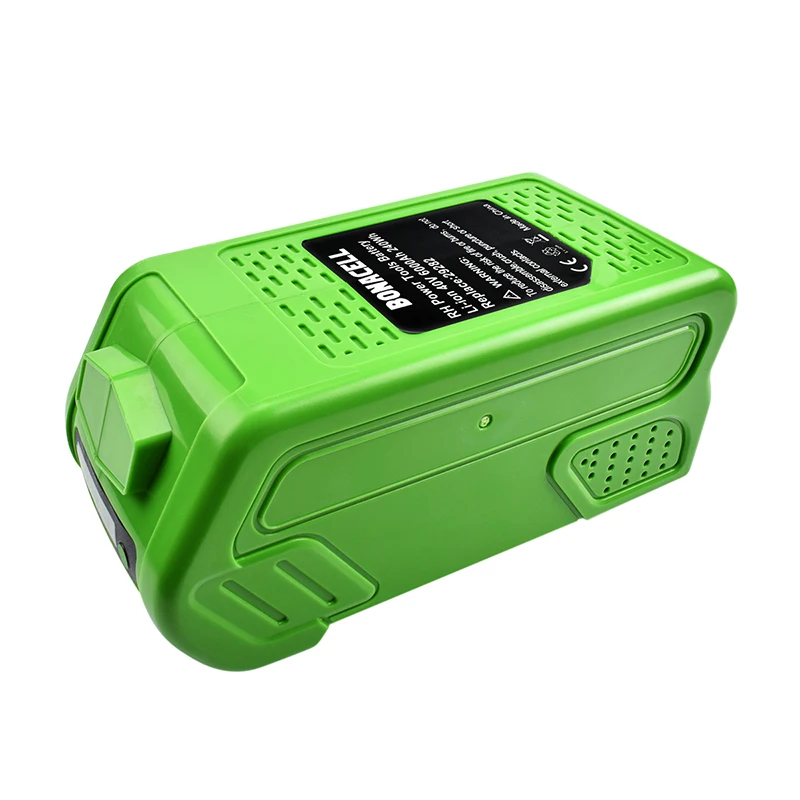 Bonacell 40V 6000mAh перезаряжаемая сменная батарея для Creabest 40V 200W GreenWorks 29462 29472 22272 G-MAX GMAX L50