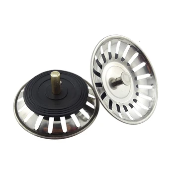 

High Quality 1pc 304 Stainless Steel Kitchen Sink Strainer Stopper Waste Plug Sink Filter Drains Bathroom Basin Sink Drains