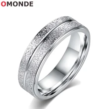 

Special Gift Bride Rings Women Wedding Band Silver Color Stainless Steel Female Engagement Finger Accessories Delicate Jewelry
