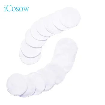 

iCosow 500pcs Reusable Cotton Pads Make up Facial Remover Wipe Pads Nail Art Cleaning Pads Washable