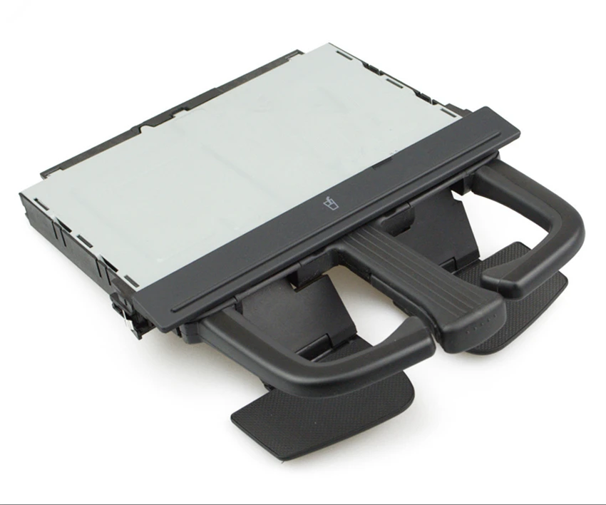 Black Front Folding Cup Drink Holder Stretch Dash Cup Holder For VW