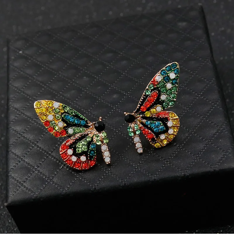 Модные серьги-кольца с бабочкой для женщин, модные ювелирные изделия, сказочные милые серьги с бабочкой, Женские Ювелирные изделия
