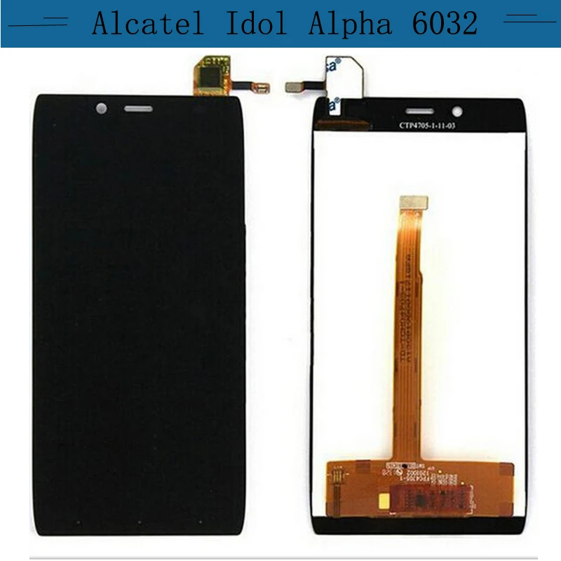 Полный ЖК-дисплей в сборе для Alcatel One Touch Idol Alpha 6032 6032A 6032X 6032D OT6032 + сенсорный экран