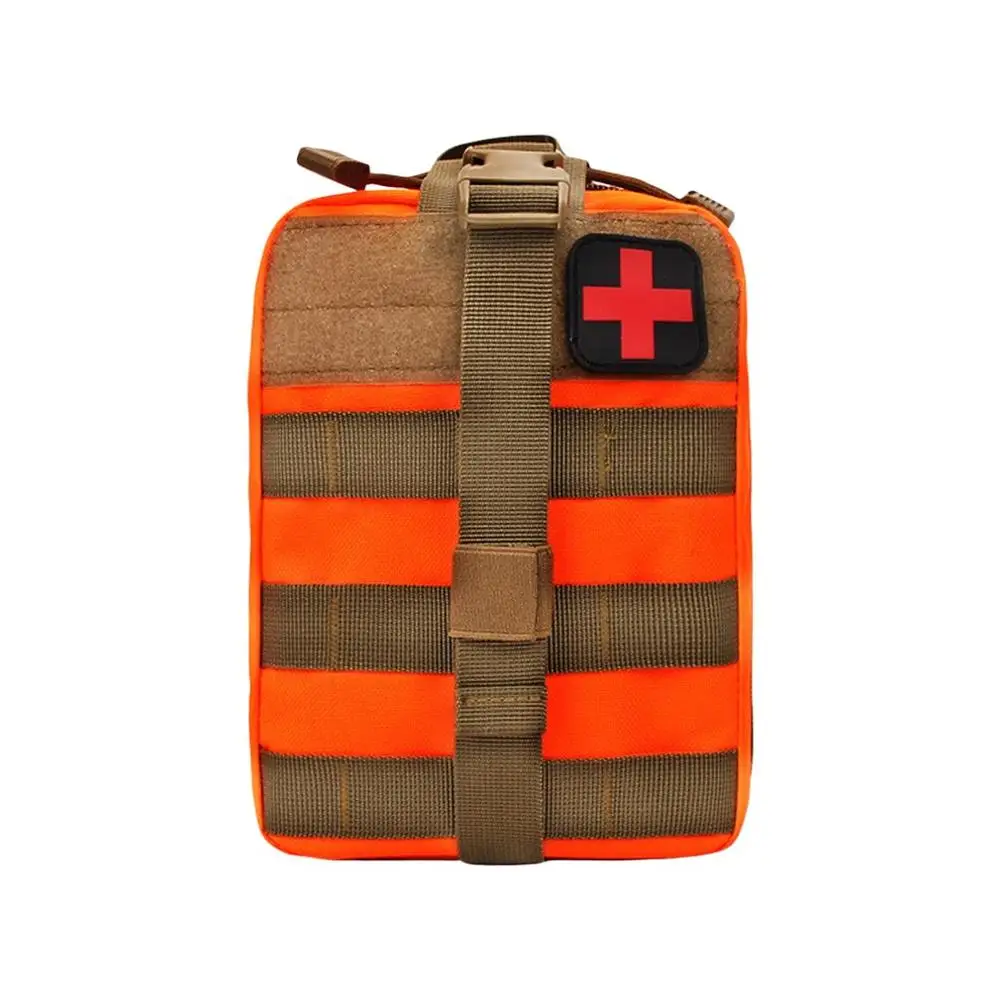 Открытый аптечка Тактический медицинский Molle сумка Traval рюкзак наборы для выживания для путешествий кемпинга альпинизма аварийный чехол - Цвет: Upgrade-Orange