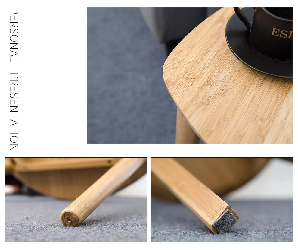 High quality Eco-friendly Bamboo Creative Heart-shaped Coffee Table Living room round tea table Side tables High quality Eco-friendly Bamboo Creative Heart-shaped Coffee Table Living room round tea table Side tables