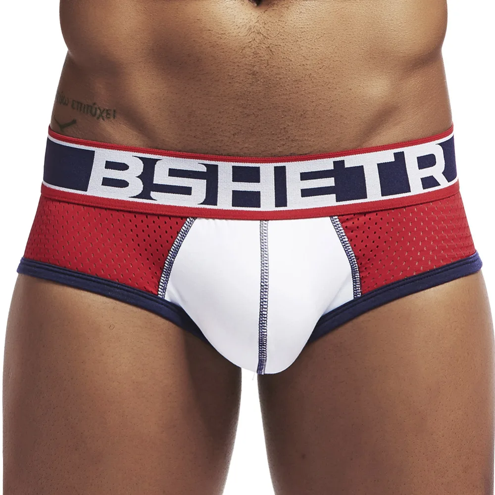 

BSHETR Brand New Cotton Sexy Men Underwear Men Briefs Underpants U Convex Pouch Male Underwear Soft Men Briefs Male Panties