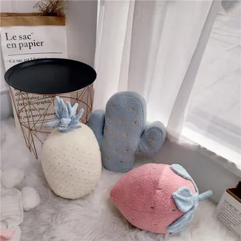 

Nordic Cactus Pineapple Cushion Pillow For Kids Baby Room Decor Nursery Decorative Pillow Scandinavian Cactus Cushion For kids