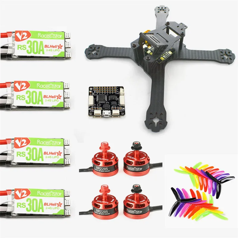 Высокое качество realacc X210 4 мм Рамка w/F3 6 dof racerstar BR2205 2600KV Двигатель RS30A V2 Blheli_S 5x4x3 опоры