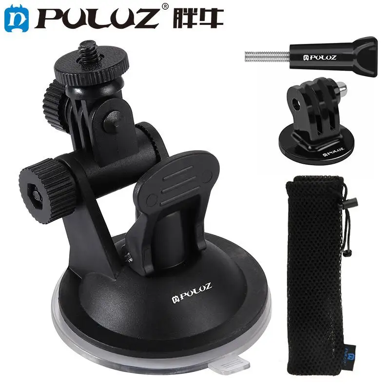 

Dragonpad PULUZ Car Suction Cup Mount with Screw & Tripod Mount Adapter for GoPro