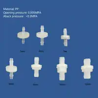 PP plastic aquarium Check valve /Non return valve/No return valve prevent water back to pump Size 3mm, 4mm,5mm,6mm,8mm,10mm,12mm
