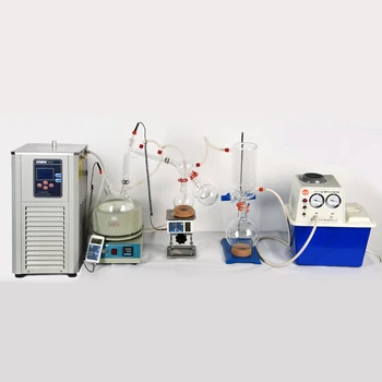 Lab Equipment 5L Short Path Distillation Complete Turnkey Package Vacuum Pump & Chiller Kits