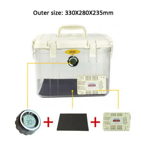 Roadfisher Waterproof Moistureproof Case Sponge Pad Hygroscopic card Dry Protect Box Dehumidifier For DSLR Camera Lens