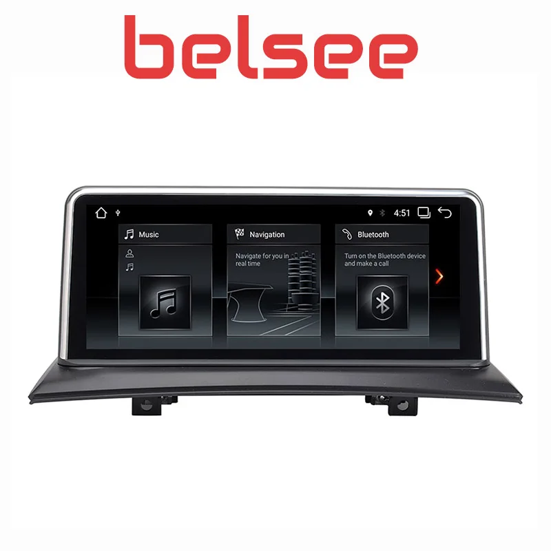 

Belsee 10.25"Android 7.1 Touch Screen GPS Navigation Multimedia Car Radio Stereo Autoradio Navi iDrive for BMW X3 E83 2004-2009
