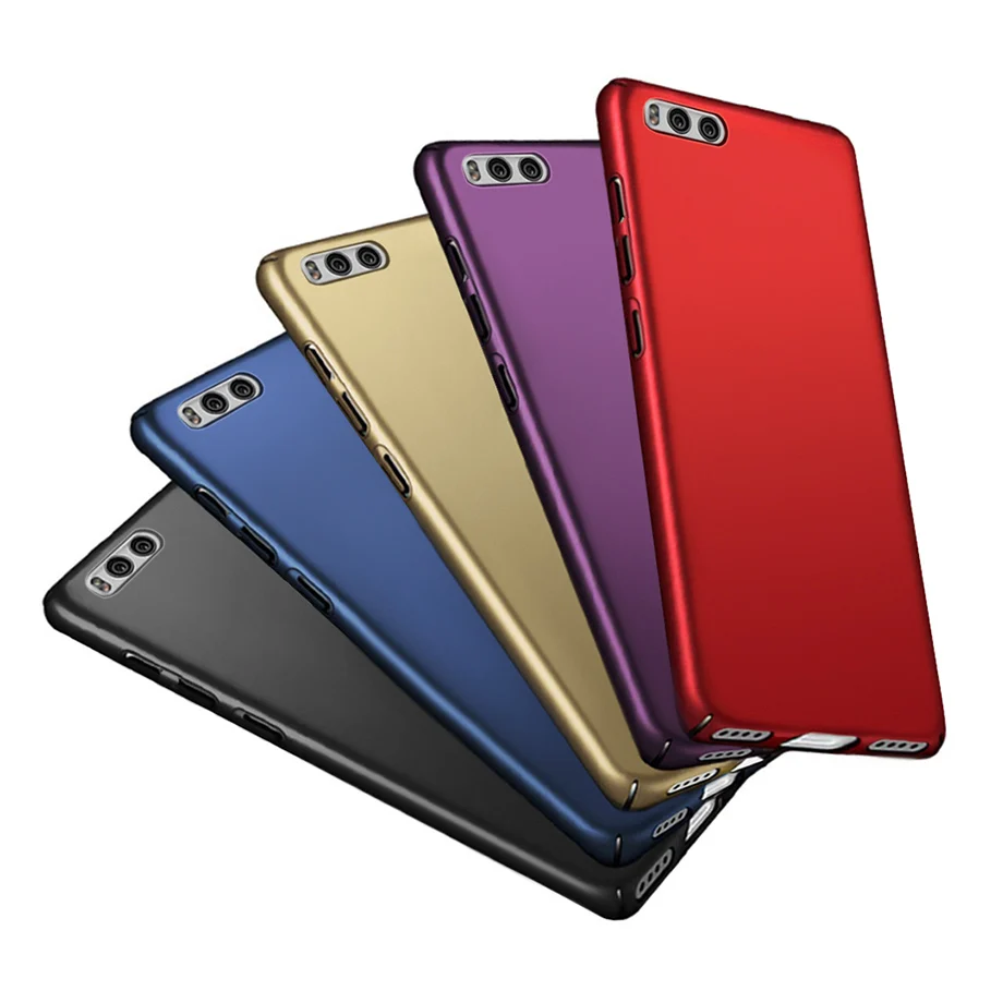 For Xiaomi Mi6 case Original xiaomi Mi 6 cover Matte Black for Shockproof Phone Back Cover Coque Hard | Мобильные телефоны и