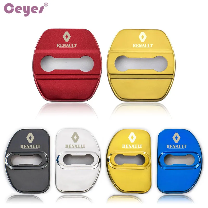 

Ceyes Car Styling Car Emblems Case For Renault Scenic Laguna Captur Megane 2 3 Fluence Latitude Car-Styling Accessories 4pcs/lot