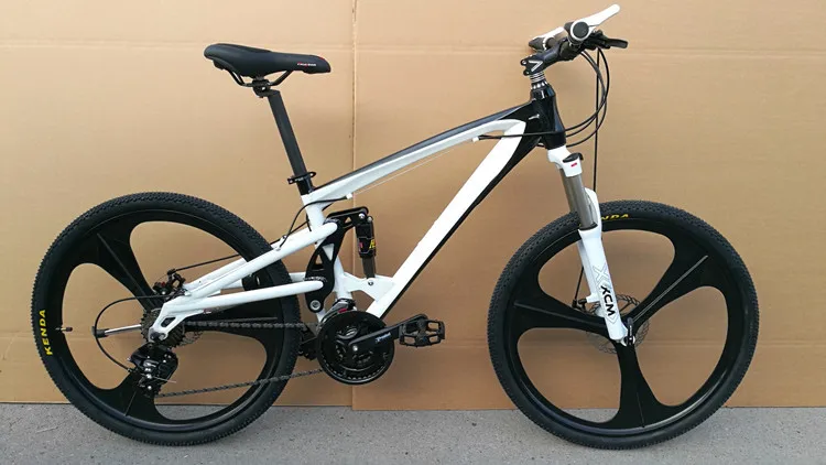 Best New Brand Mountain Bike Soft Tail Aluminum Alloy Frame Bike Shiman0 M370 Hydraulic Disc Brake Bicycle 21/24/27 Speed Mtb 2