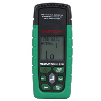 

Digital Wood Moisture Meter Humidity Tester Wood Lumber Concrete Buildings Temperature Humidity Meter Timber Moisture Analyzer