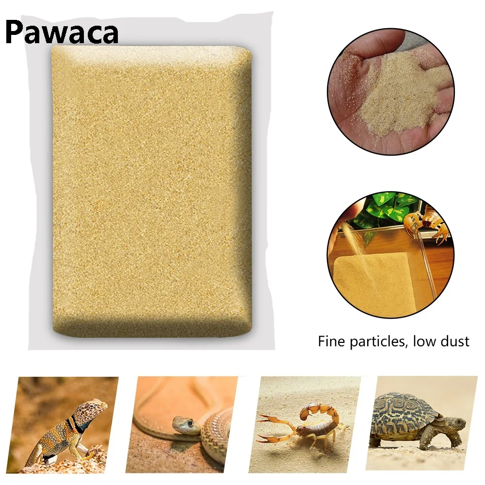 

Reptile Pet Lizard Tortoise Spider Scorpion Desert Type Low Dust Fine Calcium Sand Landscape Sand Mat Material Amphibian Article