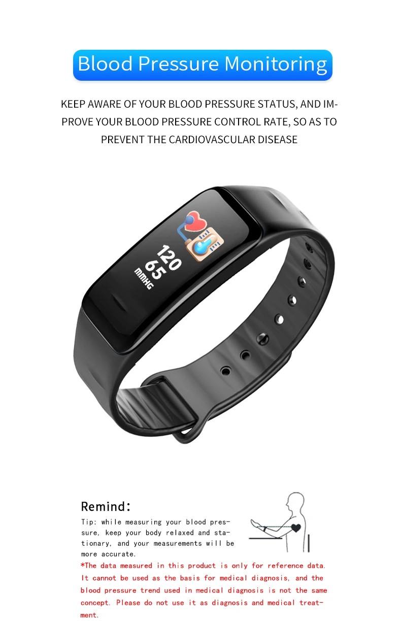 Фабрика C1s Смарт спортивные часы с браслетом цветной экран монитор сердечного ритма сна счетчик шагов Bluetooth спортивный умный Браслет для общего
