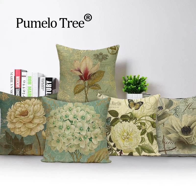 Декоративная подушка в винтажном стиле с цветами и птицами|cushion embroidery|cushion dresscushion