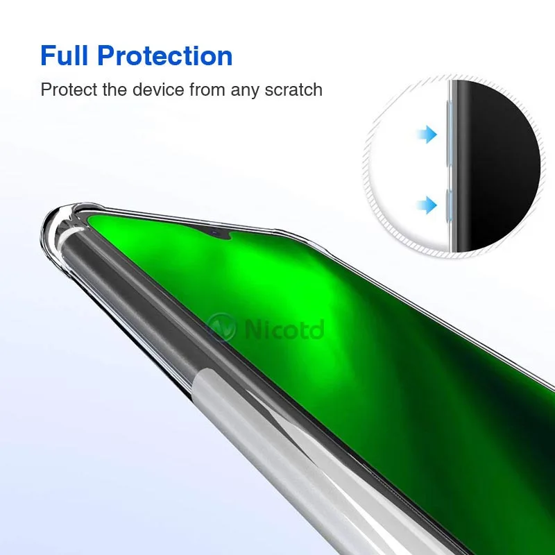 Transparent TPU Case for Motorola G7 plus z3 g6 Clear Phone Case for MOTO One power P30 Soft Silicone Phone Back Cover phone case phone protector cover