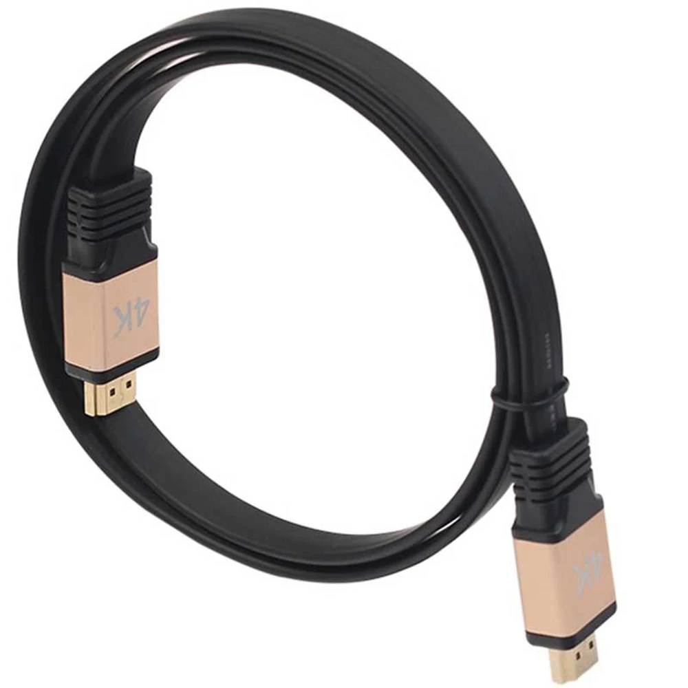 Премиум 2160P 4K HD Ультра высокоскоростной 2 0 HDMI плоский кабель для 3D TV PS4 SKY 1M 5M