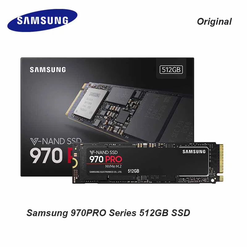 Samsung внутренний SSD 970PRO MZ-V7P512BW 512 ГБ узнать Скорость 3500 МБ/с. M2. 2280 интерфейс твердотельный накопитель для ноутбука/настольного компьютера