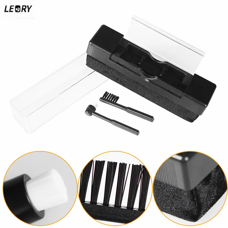 Набор для чистки виниловых пластин LEORY с небольшой щеткой LP Phonograph Record Cleaning Kit - изображение