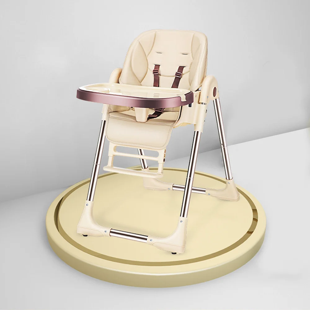 Многофункциональный Детский Стульчик для кормления Портативный Обеденный Стол для младенцев легко складывающиеся детские стол-стулья Регулируемый стульчик для кормления - Цвет: PJ3656G