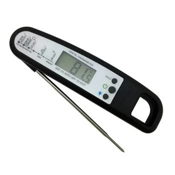 

BBQ probe food thermometer waterproof electronic digital thermometer folding backlight night vision Outdoor gadgets