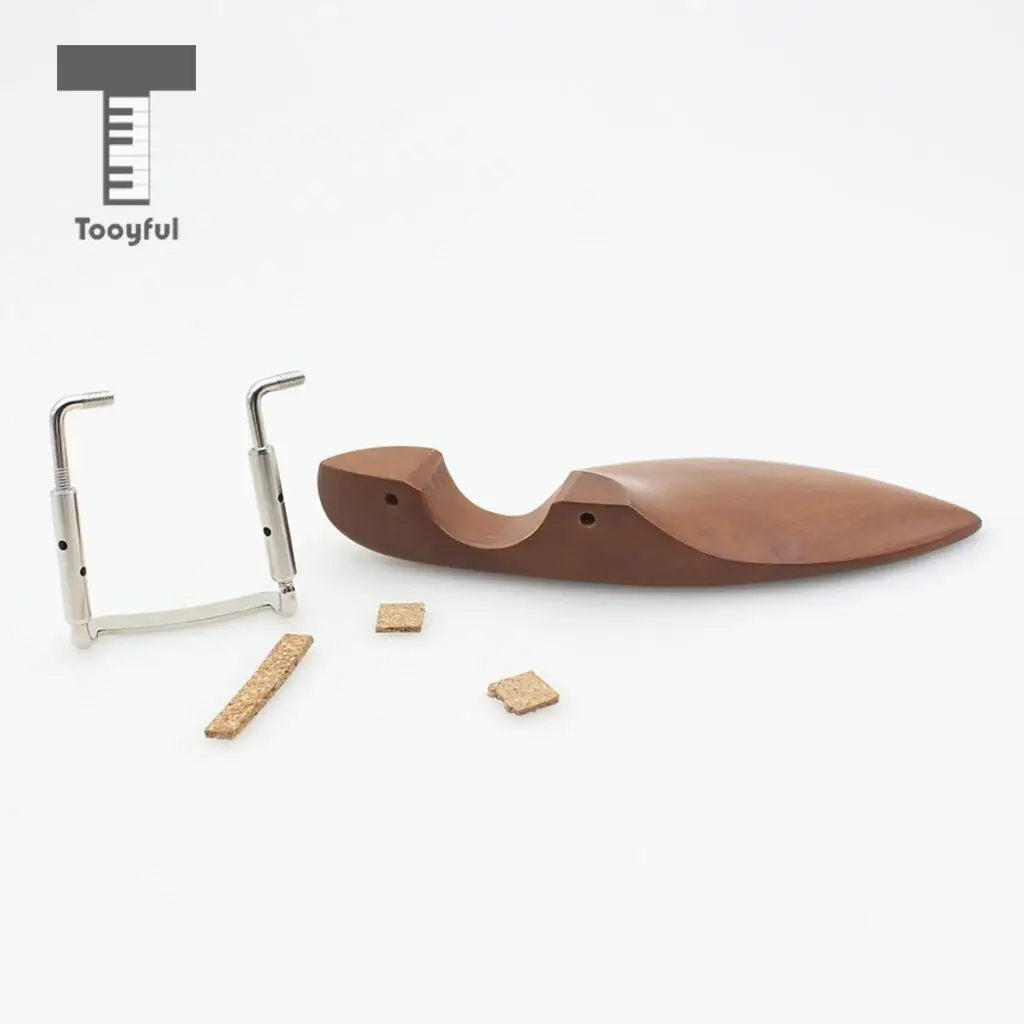 Jujube Wood Violin Chin Rest Chinrest with Screw for 3/4 4/4 Violin Fiddle Parts