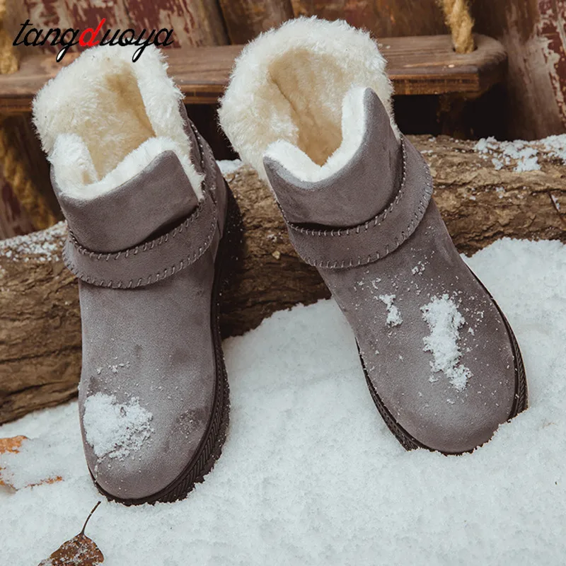 

warm winter boots women ankle boots snow shoes women warm shoes winter flats women snow boots for lady bota feminina