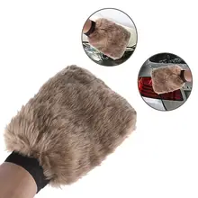 1Pcs Car Cleaning Tool Two-sided Fluff Polishing Wiping Gloves Car Beauty Cleaning And Maintenance Products In Stock