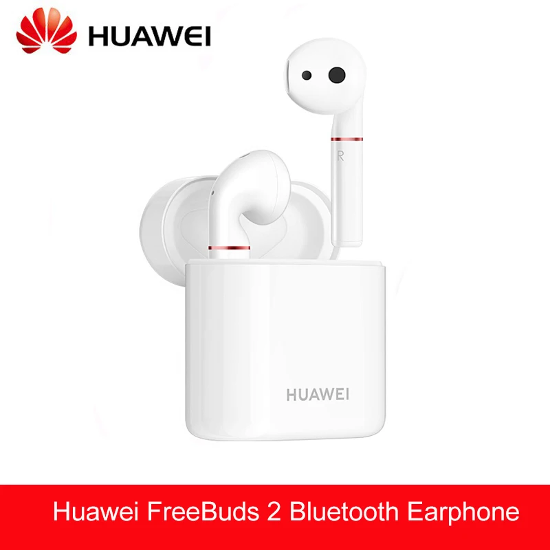 Оригинальный huawei FreeBuds 2 Наушники Bluetooth беспроводные подключения с микрофоном Беспроводной зарядки гарнитура стерео звук для телефона