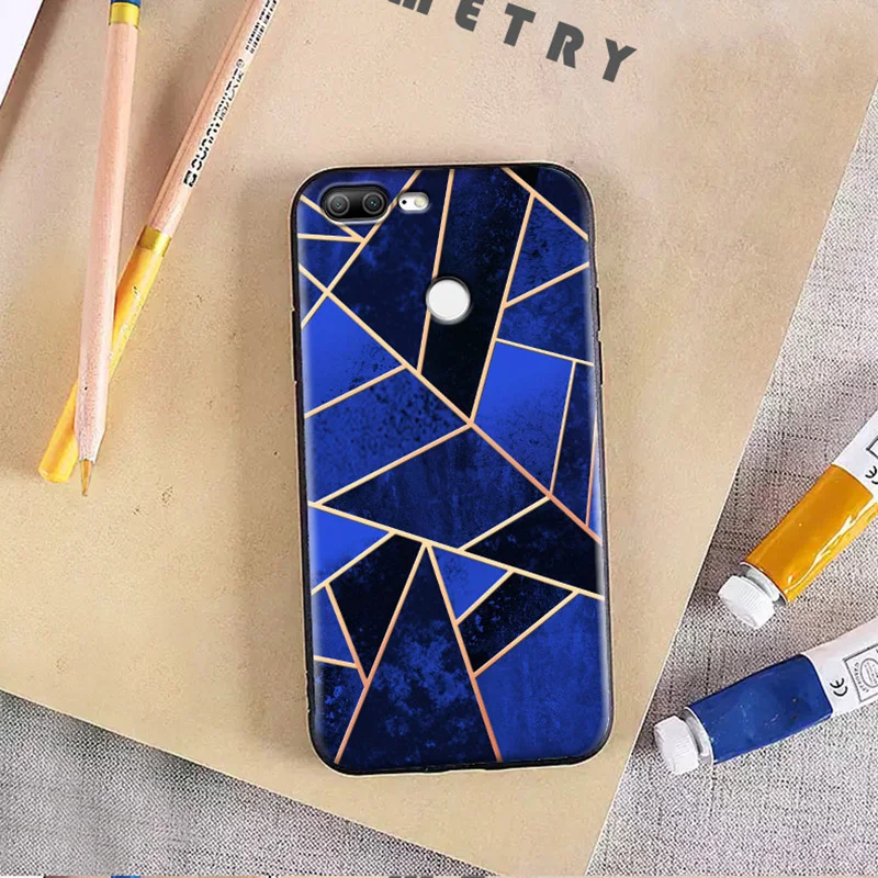 Geometric  silicone case honor 9 lite (7)