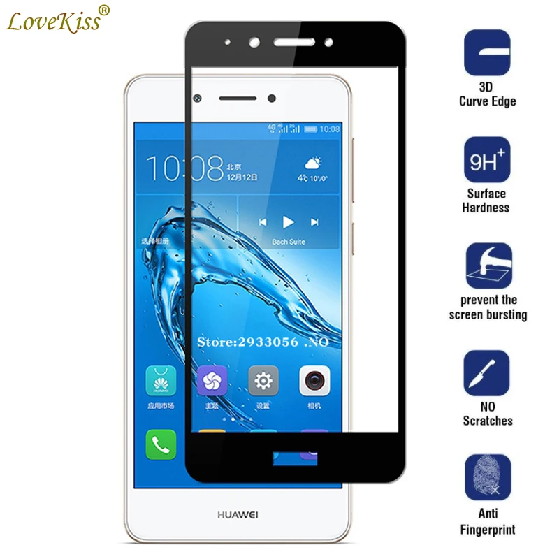 9H Полное покрытие экрана стеклянная пленка для Huawei Honor 6C Enjoy 6S 6X GR5 2017 DLI-TL20R 6A