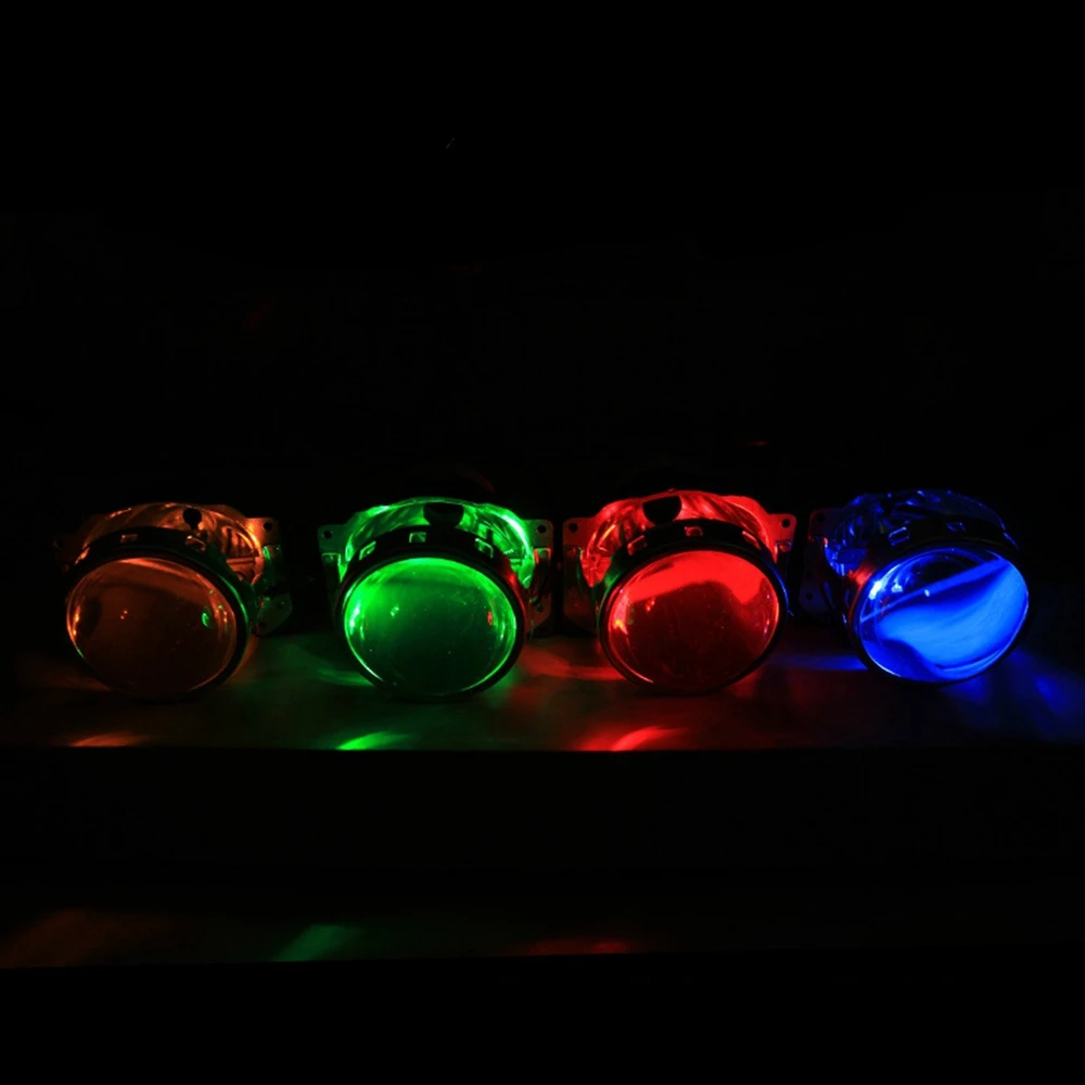 Светодиодные фары Devil Demon Eyes 2 шт. RGB для универсального автомобиля мотоцикла 5 WST