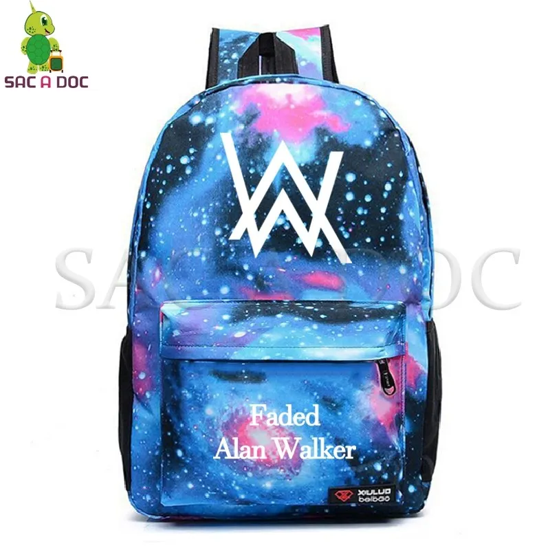 

Alan Walker Faded Galaxy Space Backpack Fashion Laptop Backpack School Bags for Teenage Boys Girls Casual Backpack Travel Bags