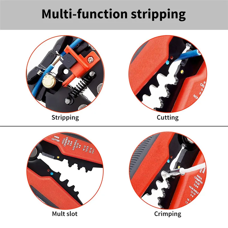Инструмент для зачистки проводов, инструмент для зачистки проводов, щипцы, автоматический многофункциональный терминал, обжимной инструмент для зачистки плоскогубцев