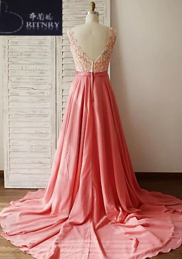 Новое поступление Vestido De Noiva кружевное свадебное платье шифон пляж цвет свадебное платье