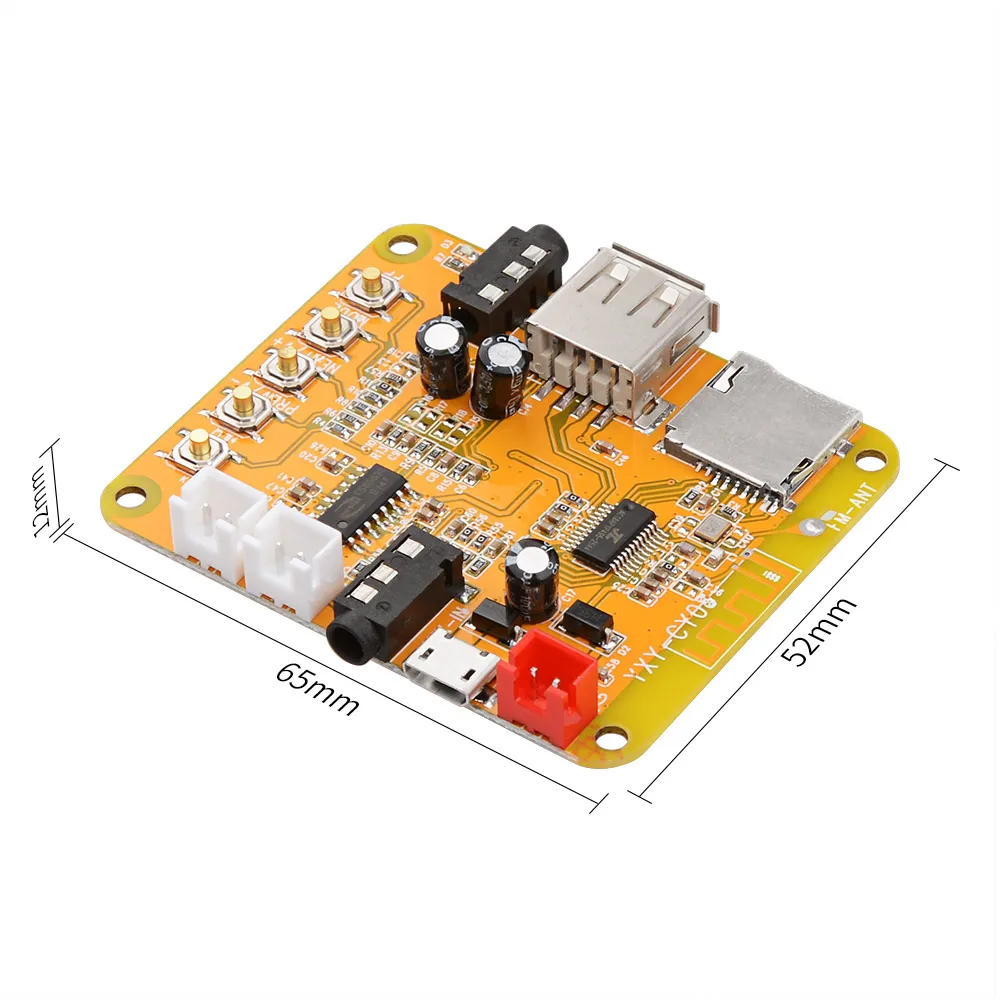 Mp3 декодер AIYIMA с Bluetooth аудиоприемник 5Wx2 усилителем мощности 5В APE FLAC WAV MP3