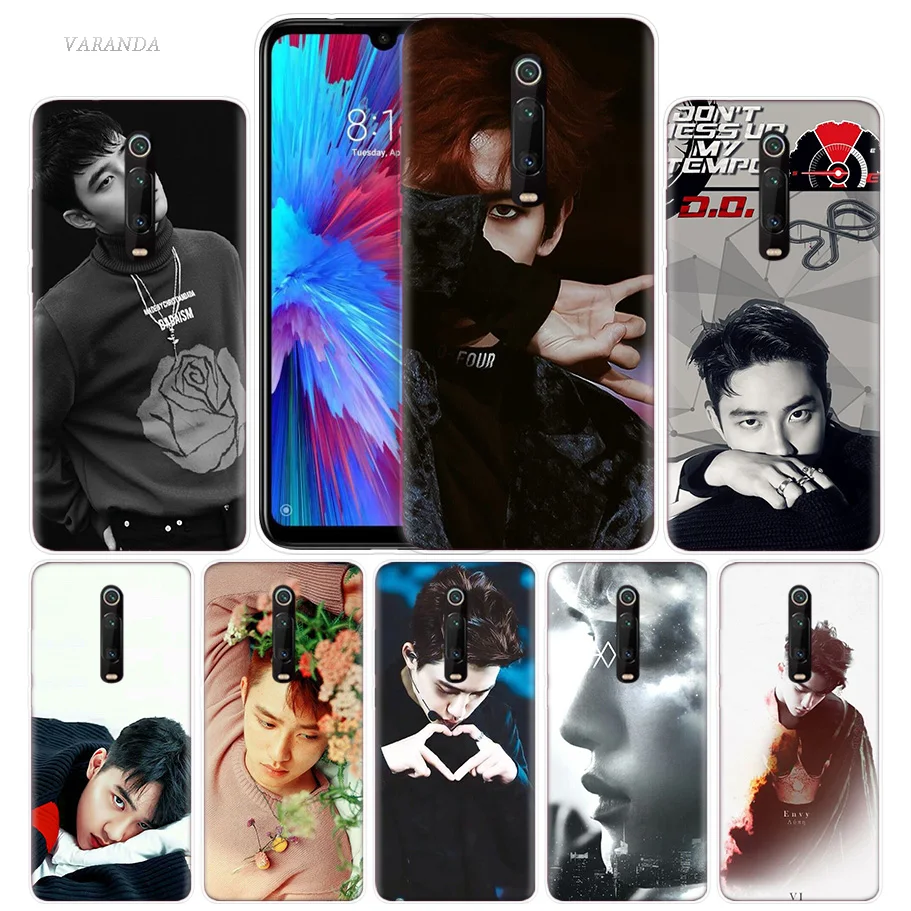 

EXO D.O Case for Xiaomi Redmi Note 7 7S K20 Y3 GO S2 6 6A 7A 5 Pro MI Play A1 A2 8 Lite Poco F1 Silicone Luxury Phone Bags Coque