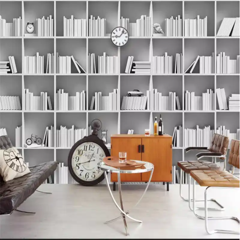 Wall Mural Wallpaper 3d Modern Minimalist Book Background Photo Wall Papers Living Room Study Office Home Decor Papel De Parede Aliexpress