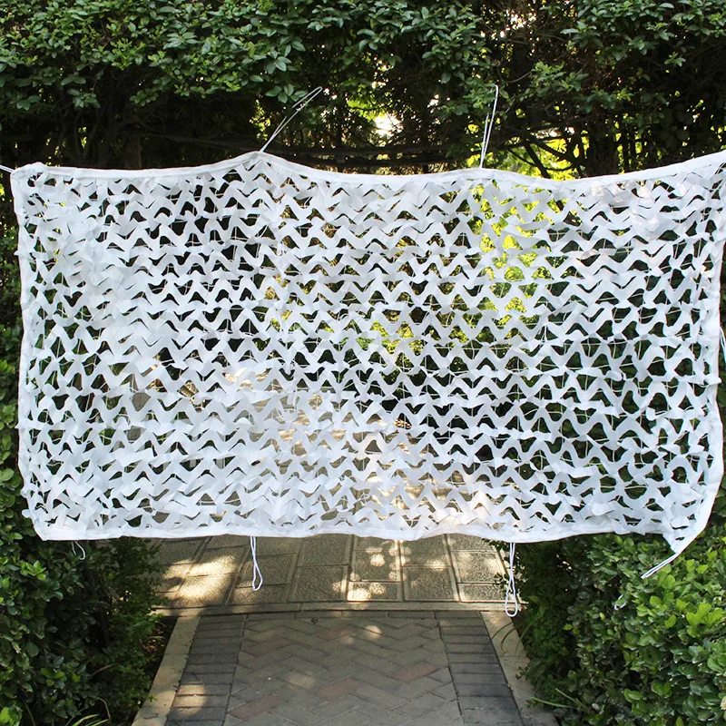1.5X4 2X3 3X4 4X4M Snow White Military Outdoor Camping Hunting Sniper Mesh Netting Wedding Party Decoration Balcony Shelter Net 1.5X4 2X3 3X4 4X4M Snow White Military Outdoor Camping Hunting Sniper Mesh Netting Wedding Party Decoration Balcony Shelter Net