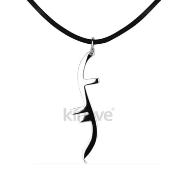 

Unique S925 Sliver Heroes Necklace Helix Symbol Necklace Pendants 2 Chains Option for School Student Classmate Friends Gift