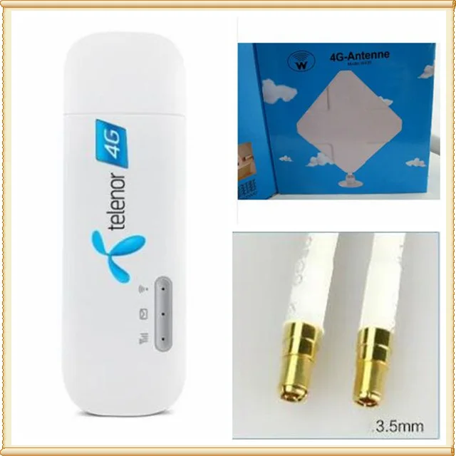 

LTE 4G 35GBI external antenna double ts9 connector with E8372h-608 4G mobile wifi modem
